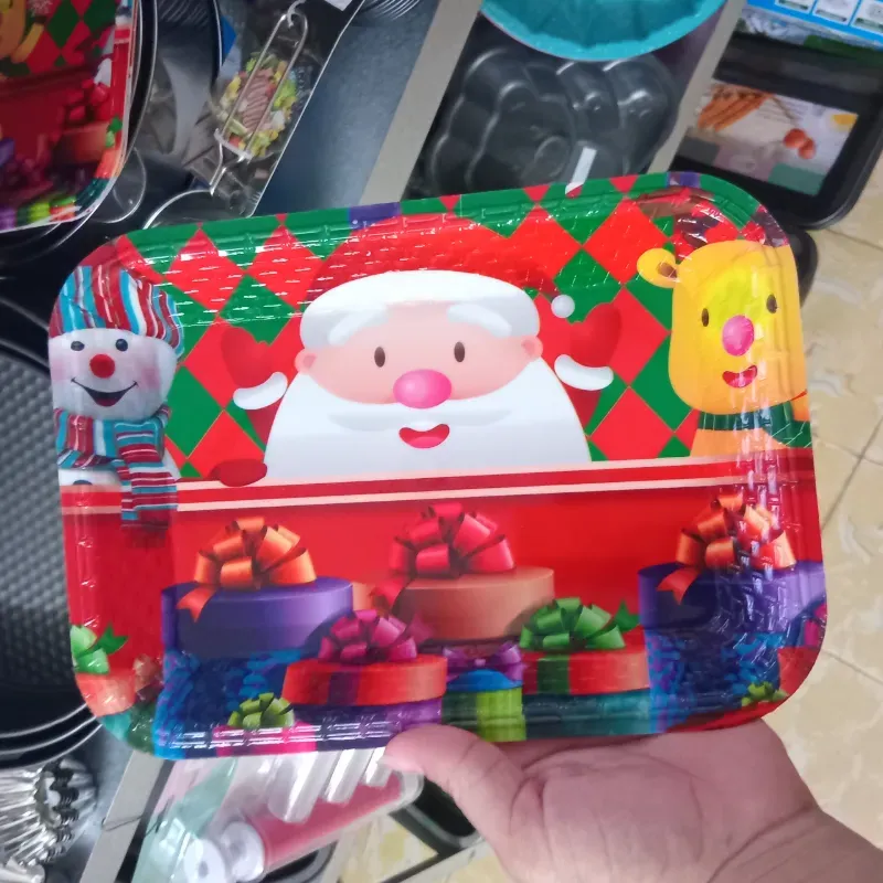 Bandeja navideña rectangular #1