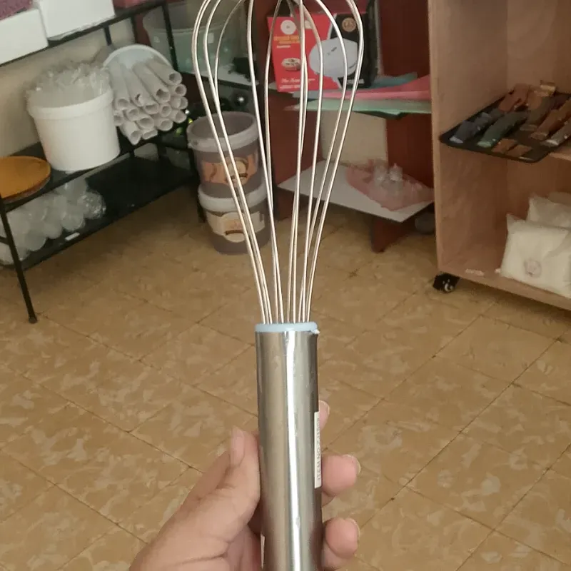Batidor manual cabo grueso 