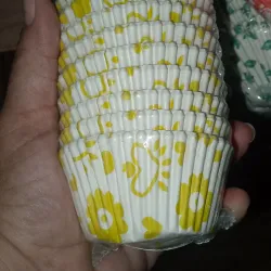 Capacillos (25-30u) amarillo estampado 