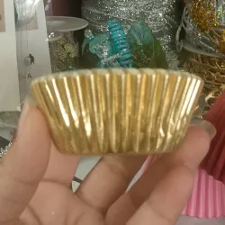 Capacillos dorados para cupcake 25ux