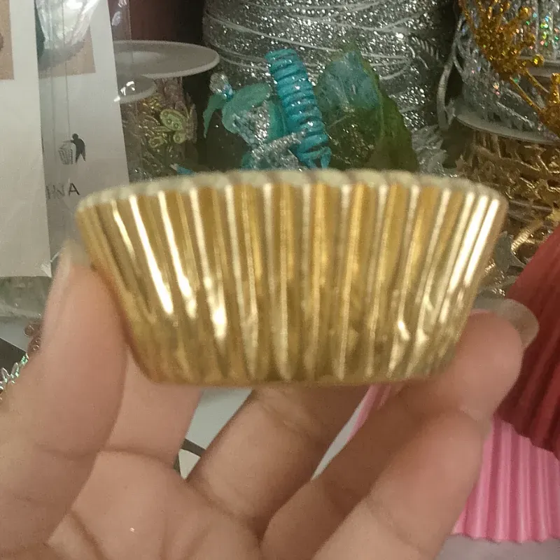 Capacillos dorados para cupcake 25ux