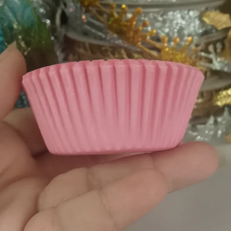 Capacillos para cupcake rosa 25ux