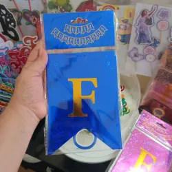 Cartel Feliz cumpleaños para colgar | azul oscuro