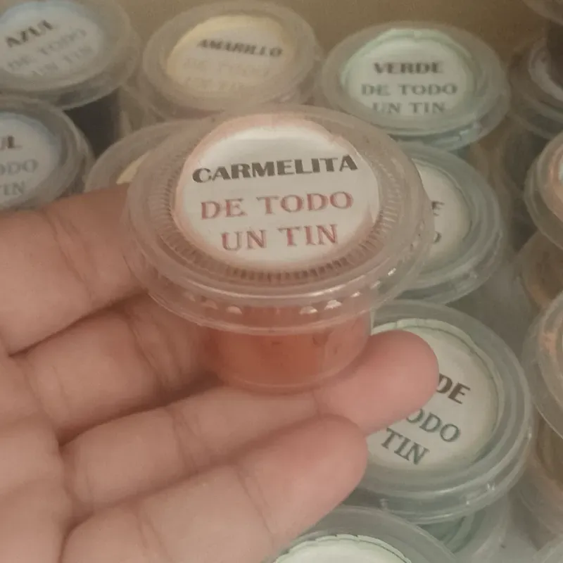 Color en polvo 15g Carmelita o marrón 