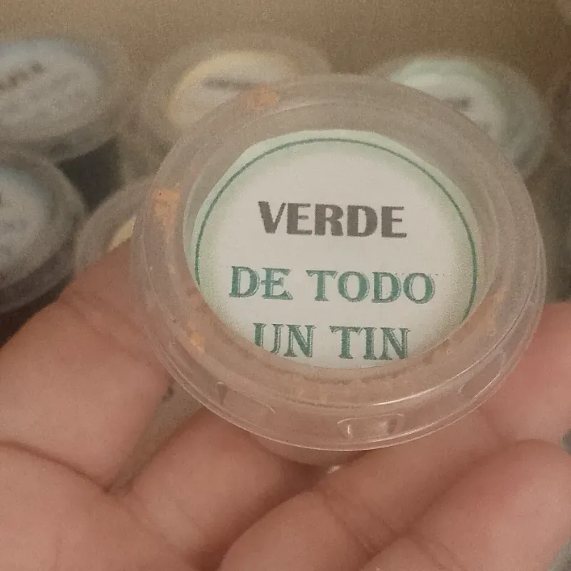 Color en polvo 15g verde