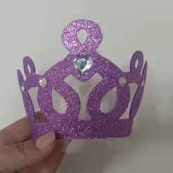 Corona morada p. Plata