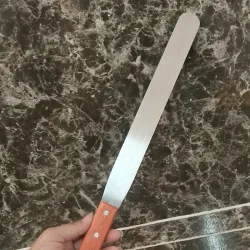 Espátula metálica recta 30cm