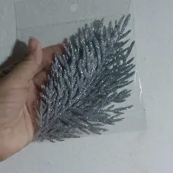 Espiga de brillo plata 5x