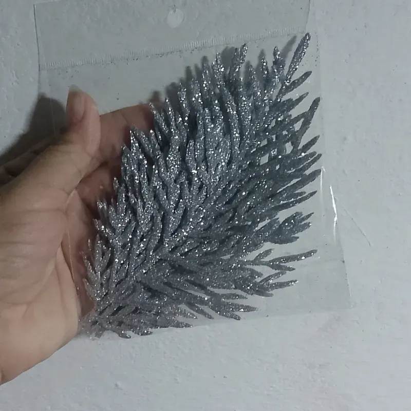 Espiga de brillo plata 5x