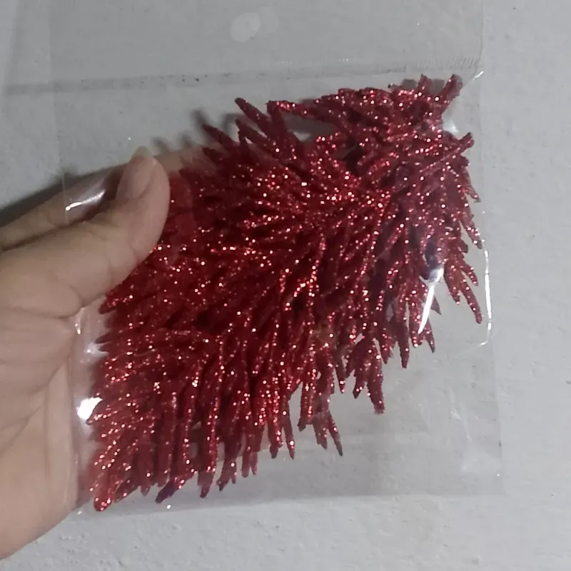 Espiga de brillo rojo 5x