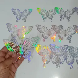 Estuche de mariposa plata #6