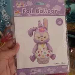 Globo foil | conejo morado