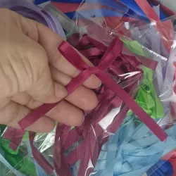 Lazos rojos Borgoña para estilo coquette 🎀 x15