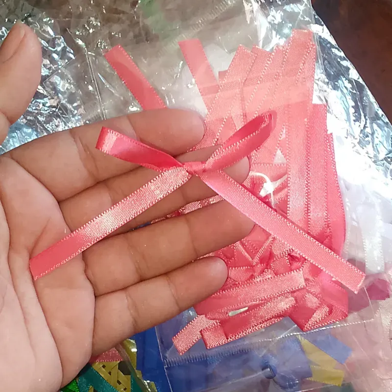 Lazos rosa salmón para estilo coquette 🎀 x15