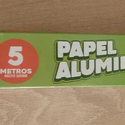 Papel aluminio 5mx30cm