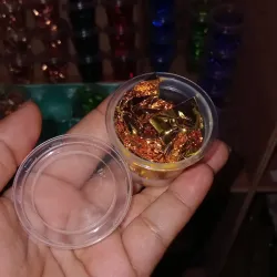 Papel comestible dorado para decorar