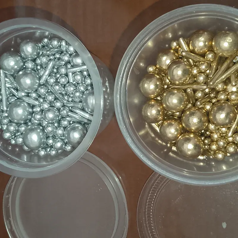 Perlas plateadas 100g