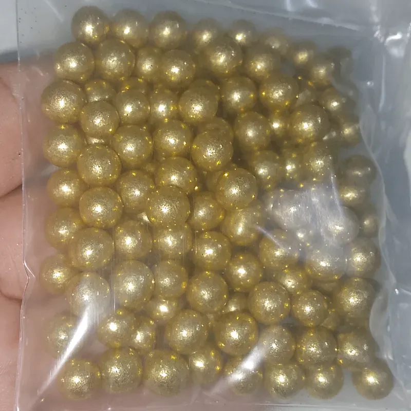 Perlas doradas 8mm 50g