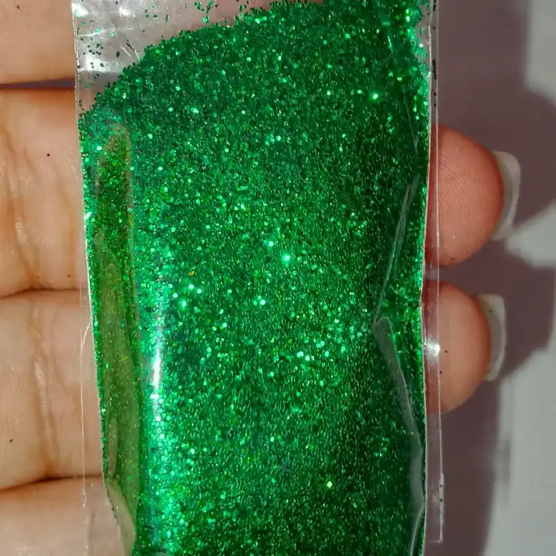 Purpurina verde oscuro 10g