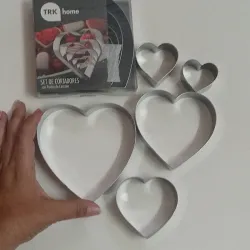 Cortador metálico corazón 