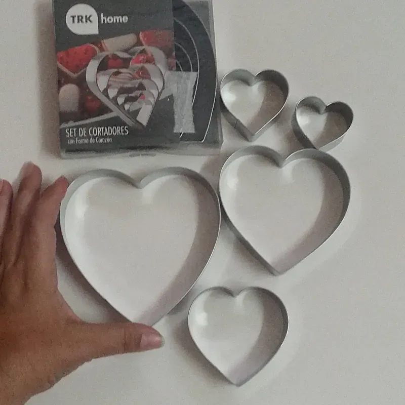 Cortador metálico corazón 