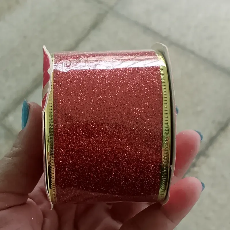 Rollo cinta ancha rojo 5cmx2.7m