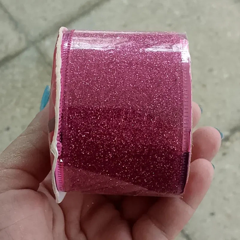 Rollo cinta ancha rosa fucsia 5cmx2.7m