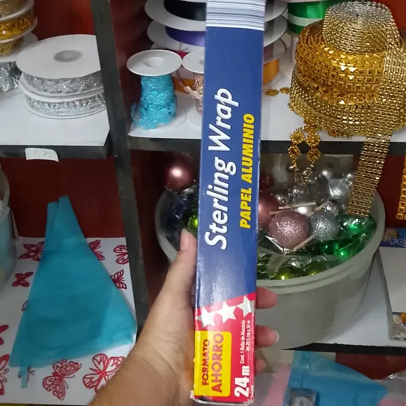 Rollo papel aluminio 24m