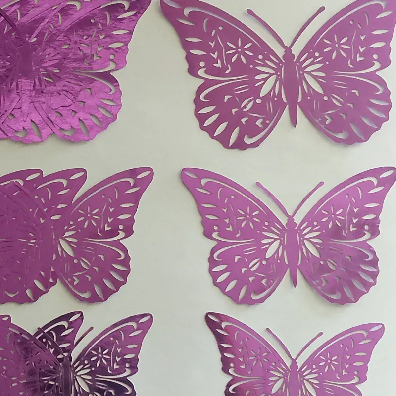 Set de 12 mariposas 