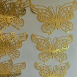 Set de 12 mariposas 