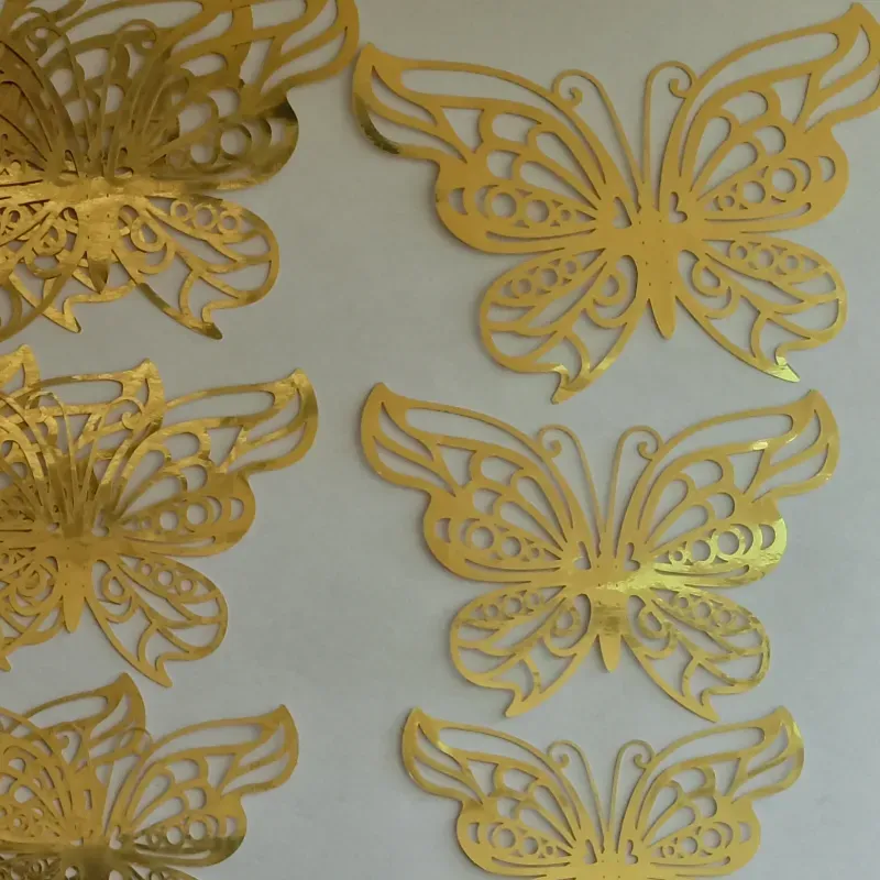 Set de 12 mariposas 
