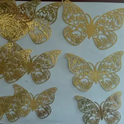 Set de 12 mariposas