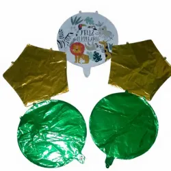 Set de 5 globos de foil