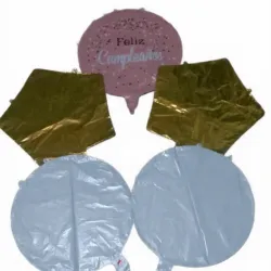 Set de 5 globos de foil