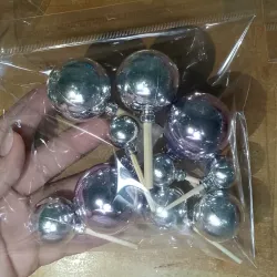 Set de bolas | morado+plata