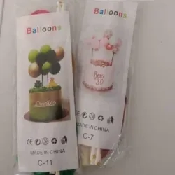 Set de globos rosa