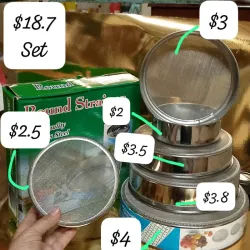 Set de tamizadores 
