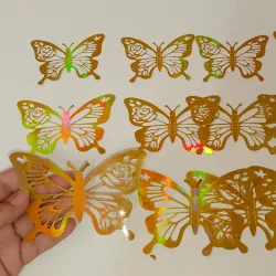 Set mariposas doradas #4