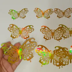 Set mariposas doradas #5