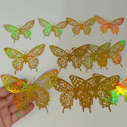 Set mariposas doradas #6