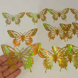 Set mariposas doradas #8