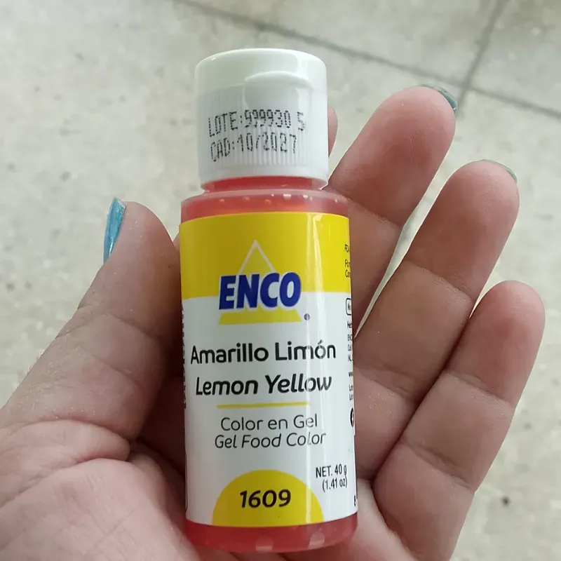 Tinta Enco 40g Amarillo limón 