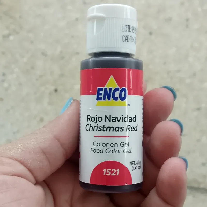 Tinta Enco 40g Rojo navidad 