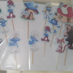 Toper de papel| Pitufos 