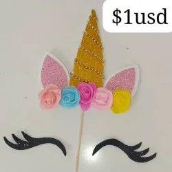 Topper unicornio