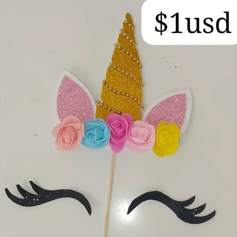 Topper unicornio