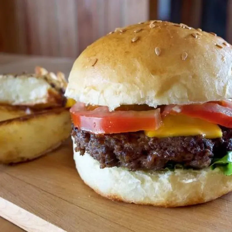 Pan c/ hamburguesa simple 