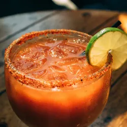 Michelada con Cerveza Nacional