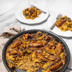 Paella Valenciana (Estilo Lindón para 2 personas)