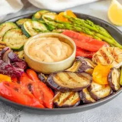 Vegetales Asados al Carbón 